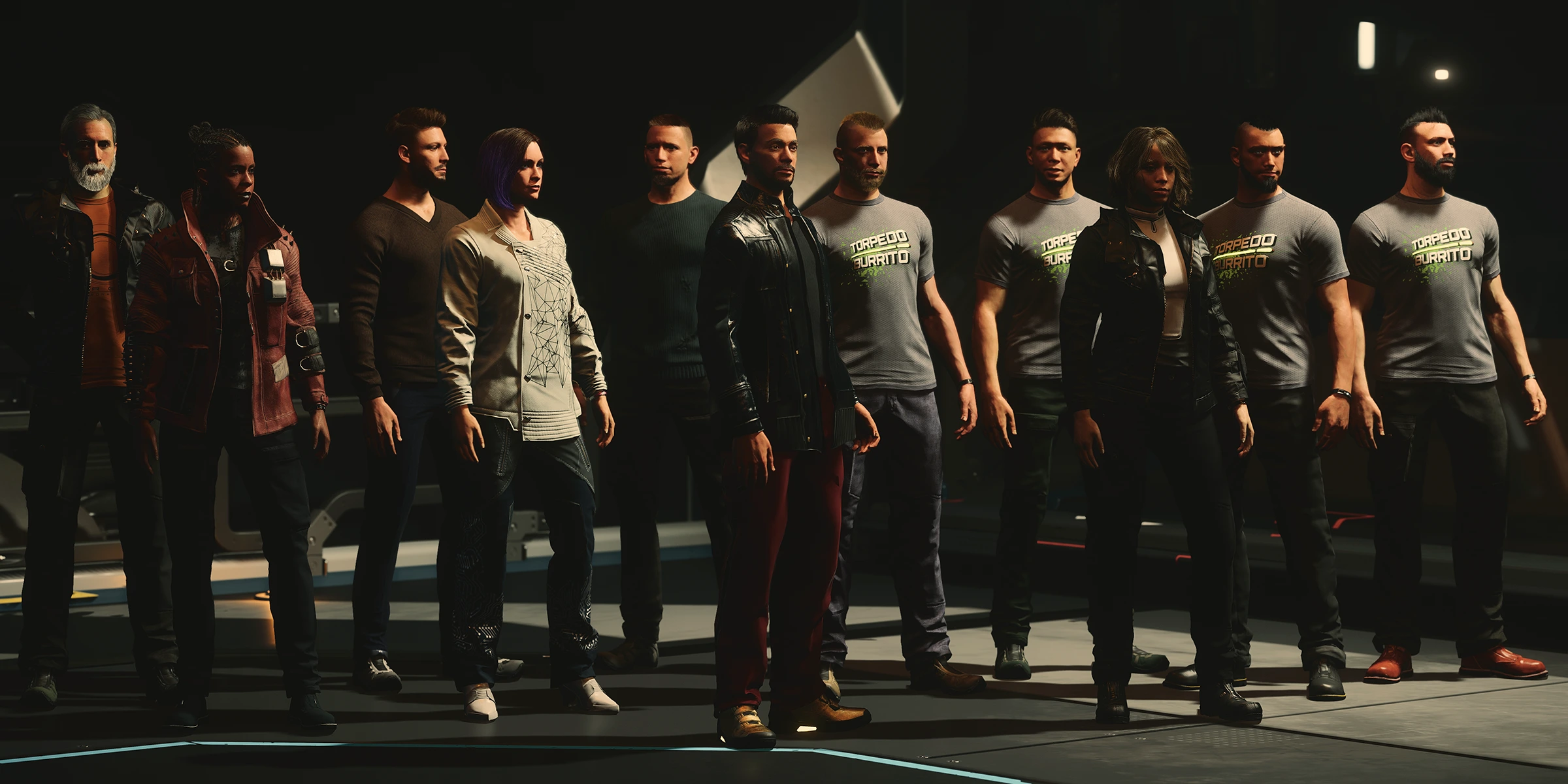 The eleven participants gathered during the Across the Clouds session